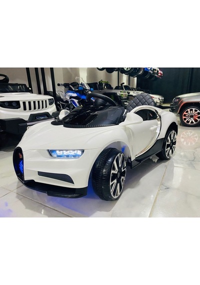 Bugatti Akülü Araba 12V 0-4 Yaş Beyaz
