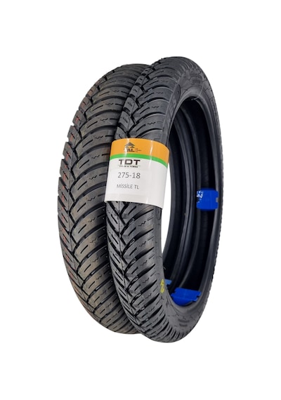 90/90-18 Ve 275-18 Tubeless - Dubleks Missile Lastik Takımı