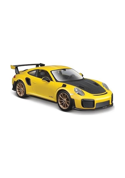 Hobbiez Lisanslı Porsche 911 Gt2 Kapıları Açılabilir Model Diecast 1/32 Ölçek Metal Standlı Araç