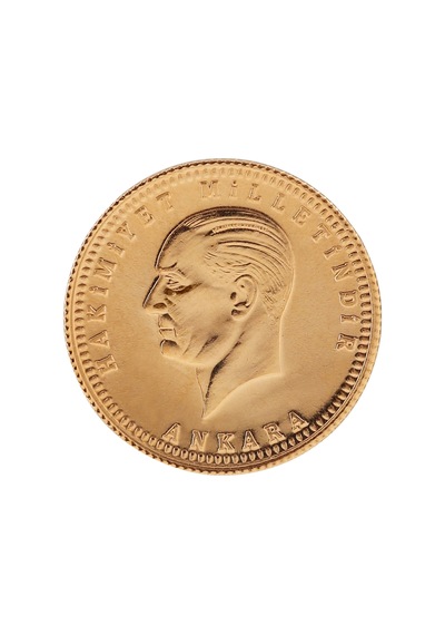 Sanal Kuyumculuk Ata Çeyrek Altın Yeni Tarihli 22 Ayar 916 Yaklaşık 1,80 Gram