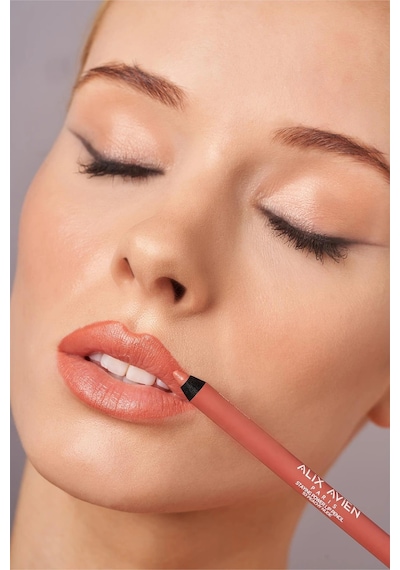 Alix Avien Suya Dayanıklı Uzun Süre Kalıcı Yumuşak Dudak Kalemi Staying Power Lip Pencil 53 Peachy Nude