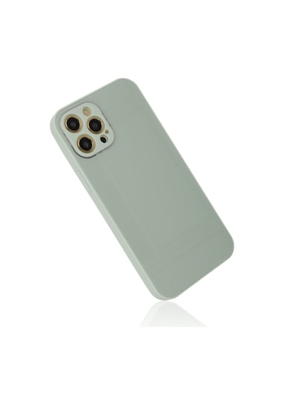 Lvsqvr Newface Apple Uyumlu iPhone 12 Pro Max Kılıf Glass Kapak - Turkuaz