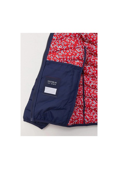 LC Waikiki Southblue Lacivert Kapüşonlu Basic Kız Çocuk Şişme Mont