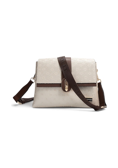 Silver & Polo Silver Polo Bej - Kahve Logolu Kadın Çapraz Çanta Sp1287 Bej - Kahverengi