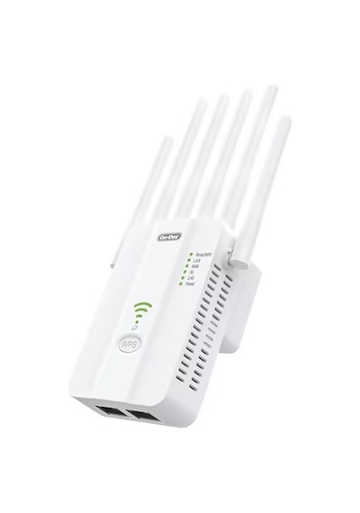 Go Des Gd-wps032 1200mbps 6 Antenli 5ghz Wifi Sinyal Güçlendirici Router Beyaz