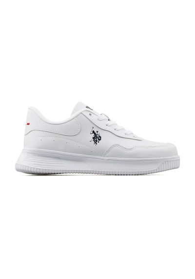 U.s. Polo Assn. Abe Cilt Kadın Sneaker Spor Ayakkabı 867800000710 05 Beyaz Beyaz