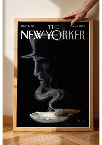 The New Yorker Çerçeveli Tablo March 3 2008