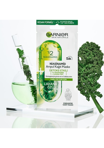 Garnier Niasinamid  Etkili Ampul Kağıt Maske
