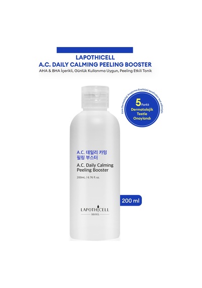 Aha İçerikli Peeling Etkili Tonik Lapothıcell A.c. Daily Calming Peeling Booster