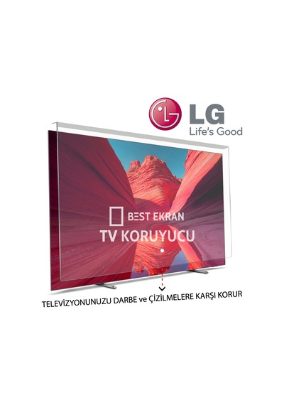 Lg 85" İnç 214 Cm Ekran Kırılmaz Tv Ekran Koruyucu Oled Qled Qned Nanocell Gerçek Yüksek Mukavemetli
