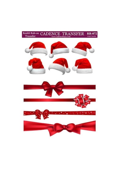 Cadence Renkli Rub-on Transfer 17x25 Cm. Rr-072