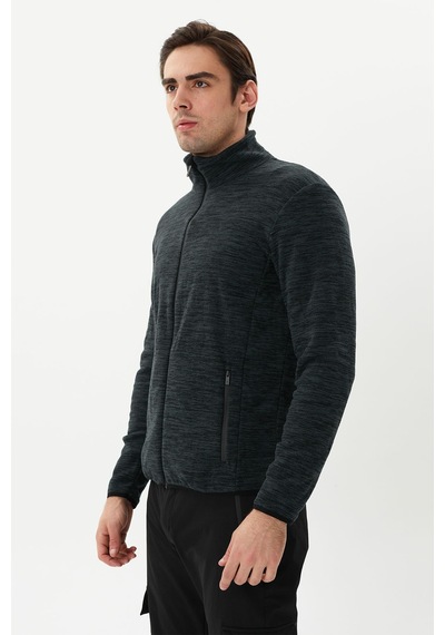 Exuma Erkek Tam Fermuarlı Polar 2112126 065-dark Grey