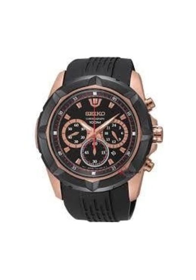 Seiko Srw030p1 Lord Modeli Siyah Silikon Kordon Siyah