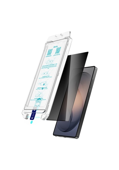 Galaxy S26 Ultra Uyumlu Benks Ultra Shield Privacy Hayalet Ekran Koruyucu Uygulama Aparatlı Siyah