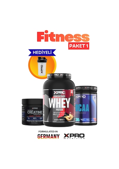 Xpro Fitness Paketi 1 - Whey Protein Bisküvi -creatine-bcaa Karpuz