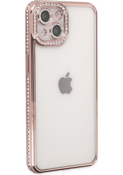 Apple Uyumlu iPhone 14 Kilif Koruma Lensli Tasli Dizayn Seffaf Kapak 561970938
