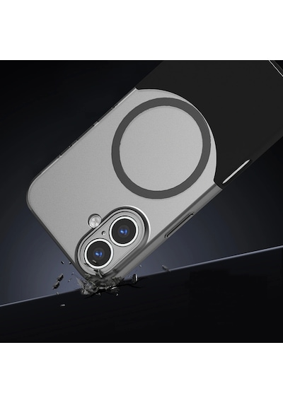 Apple Uyumlu iPhone 16 Plus Kılıf M-safe Şarj Özellikli Mıknatıslı Redclick Duble Kapak