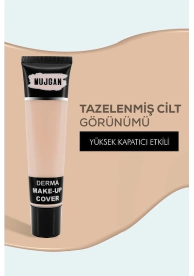 3'lü Derma Porselen Makyaj Tüp Kapatıcı Seti