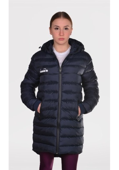 Diadora Roy Anarok - Kadın Lacivert Uzun Şişme Mont - Royanarokkd Lacivert