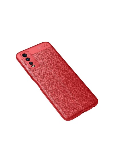 Vivo Y20s Kılıf Zore Niss Silikon Kapak Kırmızı