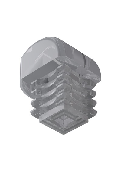Cateksss 25x25 Kademeli İç Konferans Pvc Şeffaf - 38 Li Paket