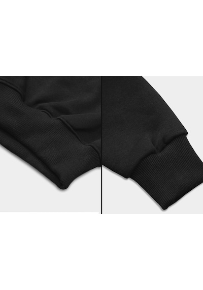 Half Life Logo Pocket Siyah Fermuarlı Kapşonlu Sweatshirt