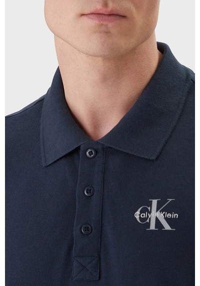 Calvin Klein Erkek Polo Lv04rf209g Cef Lacivert