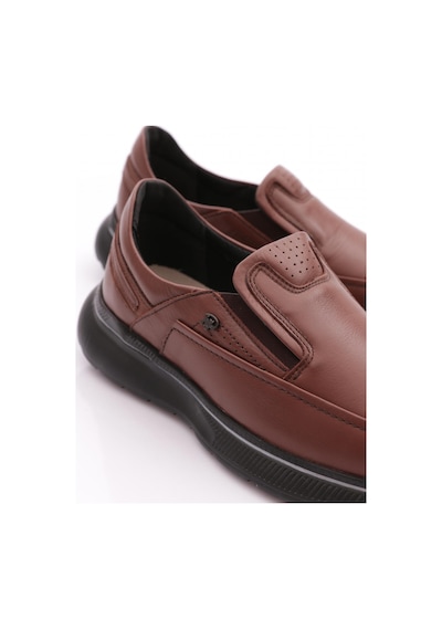 King Paolo G1232 Centro Anatomik Loafer Ayakkabı Taba
