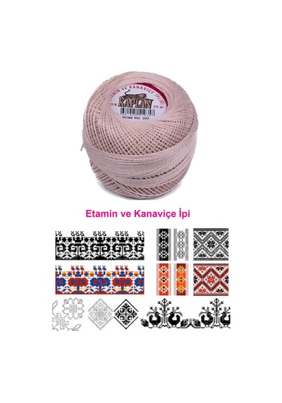 Kaplan Etamin Ve Kanaviçe İpi 8 No Kod/renk: 302 - Royaleks Çok Renkli