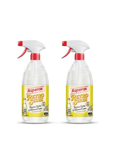 Asperox Retro Serisi Beyaz Sirke& Limon Tuzu 1000ml 2 Adet 2'li Set