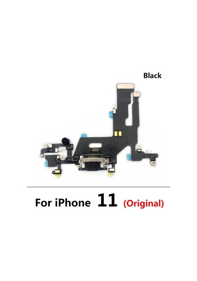Tkgz Apple Uyumlu iPhone 11 Full Şarj Soketi Siyah
