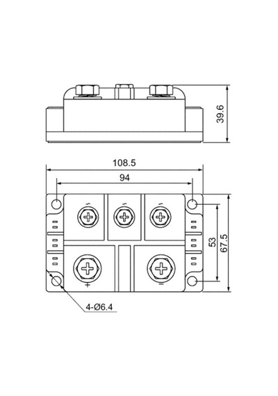 Mdq300-16 300a 1600v Tek Faz Köprü Diyot