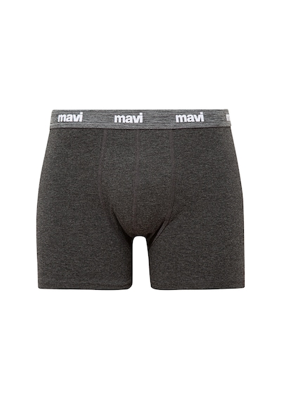 Mavi - Gri Basic Boxer 0911180-34709 Gri
