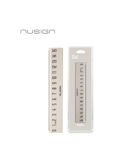 Nusıgn Beyaz 15 Cm Kolay Kavrama Çizim Cetveli