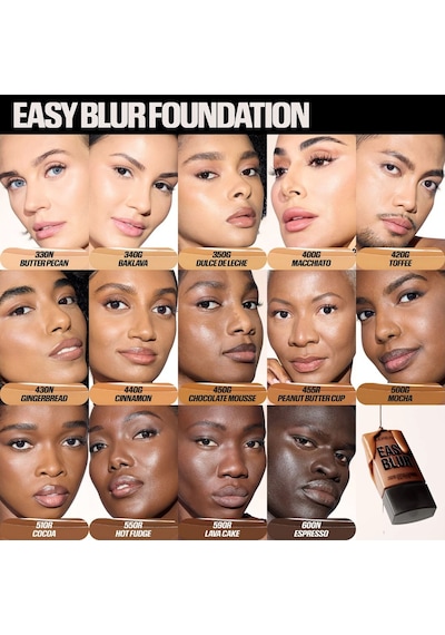 Huda Beauty Easy Blur Natural Airbrush Foundation 220N Custard