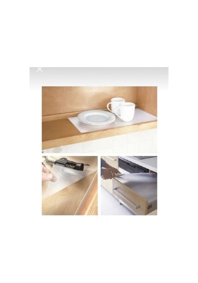 Şeffaf Kaydırmaz Raflık 45x300 Cm Dolap İçi, Çekmece Ve Buzdolabı İçin Koruyucu Eva Pvc Örtü