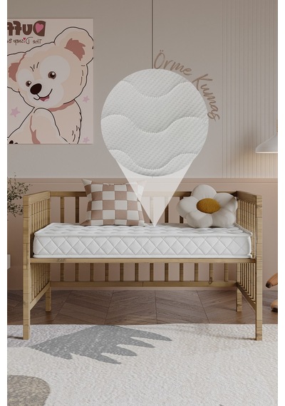 Argimo Alba 10 Cm Sünger Bebek Beşik Park Yatağı 60x120