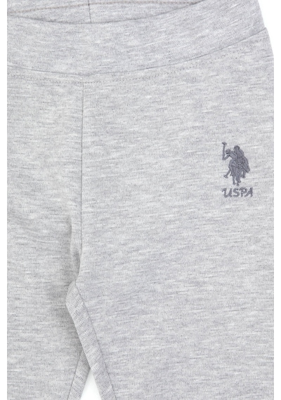 U.s. Polo Assn. Kız Çocuk Açık Gri Melanj Tayt 50316890-vr091 Acık Grı Melanj