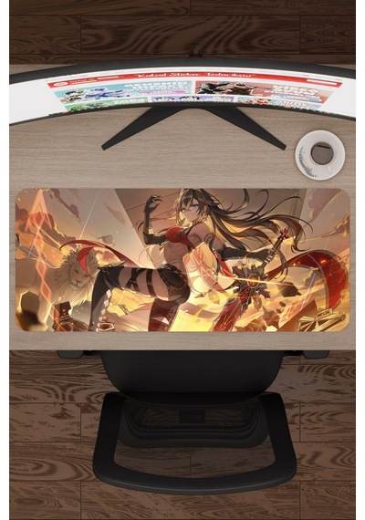 Dehya Genshin Impact Anime Gacha V4 - 70x30 Xl Gaming Mouse Pad Fare Altlığı