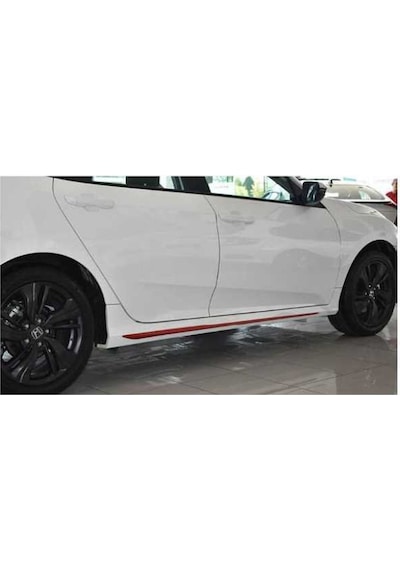 Honda Civic Fc5 2016-2021 Marşpiyel Çıtası Kırmızı