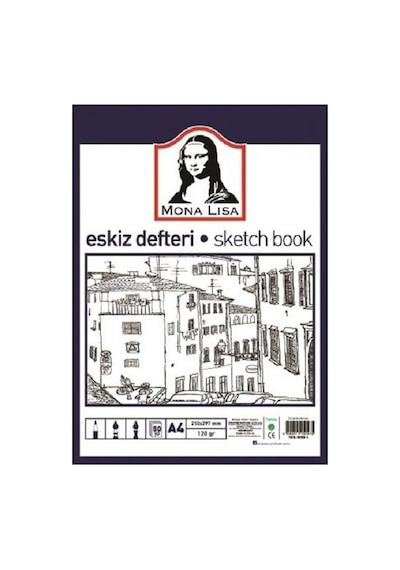 Mona Lisa Eskiz Defteri 120 Gr 50 Yaprak - A4