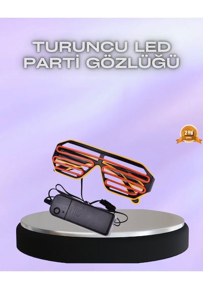 Zengemtx Parti Ve Festival İçin Led Işıklı Eğlence Gözlüğü