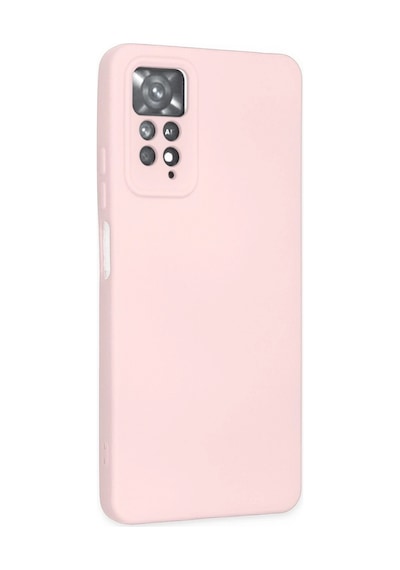 Uryport Xiaomi Redmi Note 11 Pro Kılıf Nano İçi Kadife Silikon - Pudra