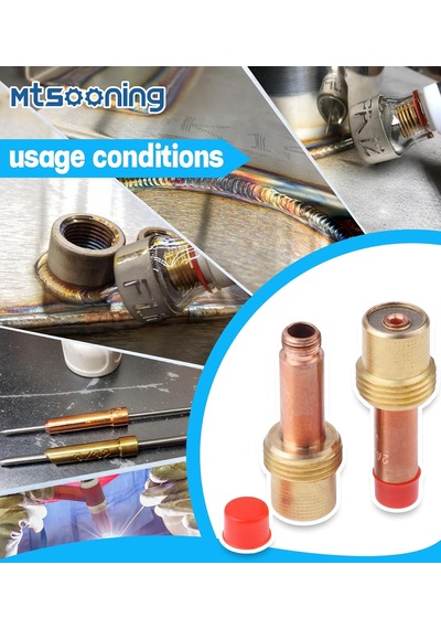 Tr 5'li Paket Gaz Lensi Pens Gövdeleri 45v26 3/32 İnç Tıg Kaynak Torcu 17, 18 Ve 26 Serisi İçin