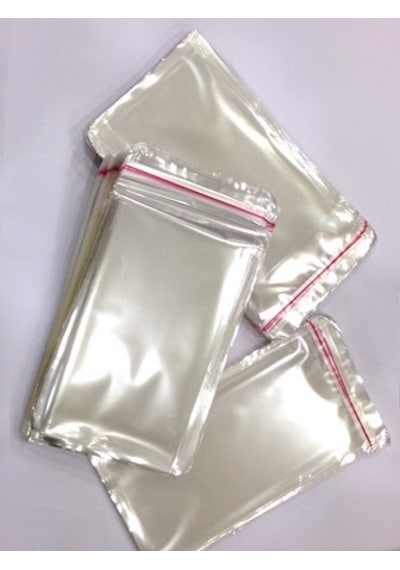 Bantlı Şeffaf Jelatin Torba Yapışkanlı Poşet 100 Adet 11X25 + 5 CM