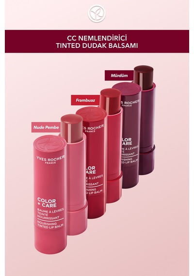 Yves Rocher Cc Nemlendirici Tinted Dudak Balsamı - Mürdüm