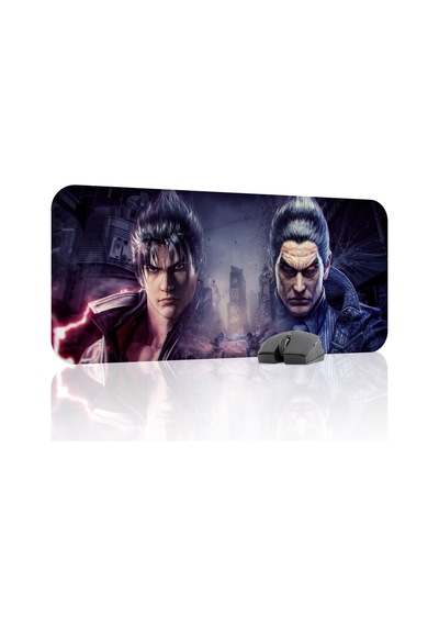 Tekken Kaymaz Dikişli Kauçuk Oyuncu Mousepad V3 - 70x30 Xl Gaming Mouse Pad Fare Altlığı