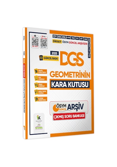 2025 Dgs Kara Kutu Matematik 1.-2.cilt Ve Geometri Ösym Çıkmış Soru Bankası Video/pdf Çözümlü