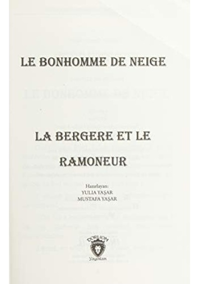 Le Bonhomme De Neige - Kardan Adam Fransızca Hikayeler Seviye 2