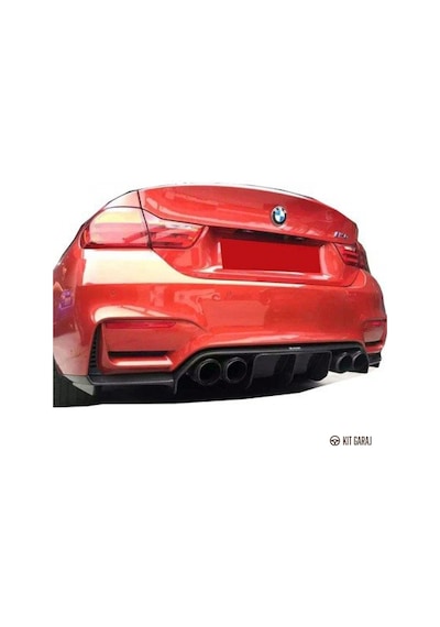 Kit Garaj Bmw F30 - F80 M3 2012-2018 Vorsteiner Set 3 Parça Difüzör Plastik Boyasız